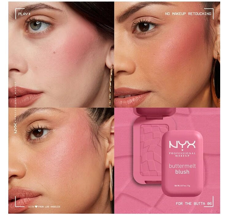 NYX Buttermelt Blush – Tono 06 For The Butta