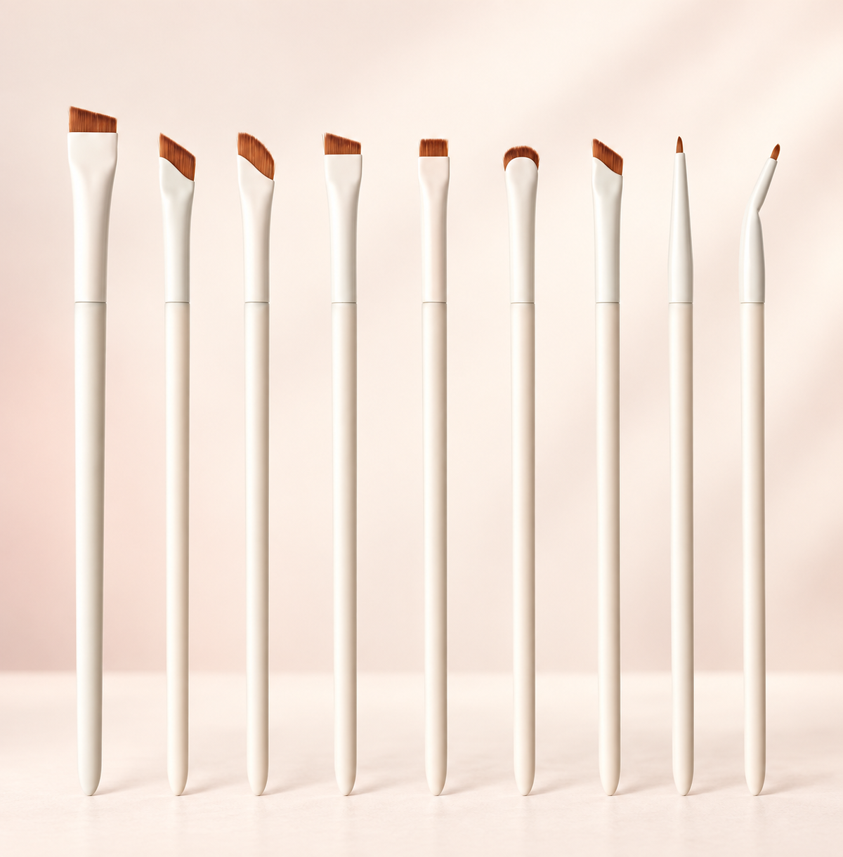 Set de 9 Brochas de Precisión Blancas
