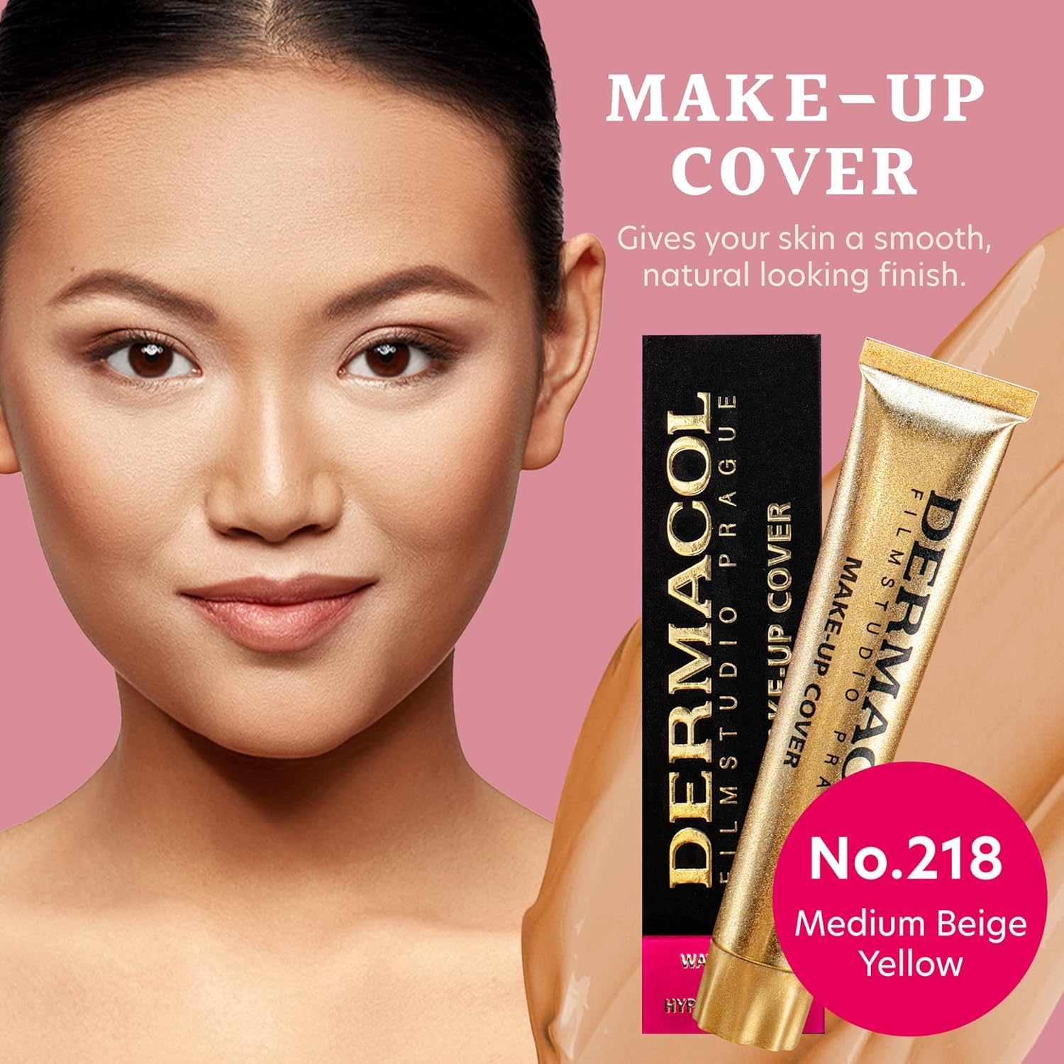 ⭐ Dermacol Film Studio Prague – Base de Maquillaje Tono 218