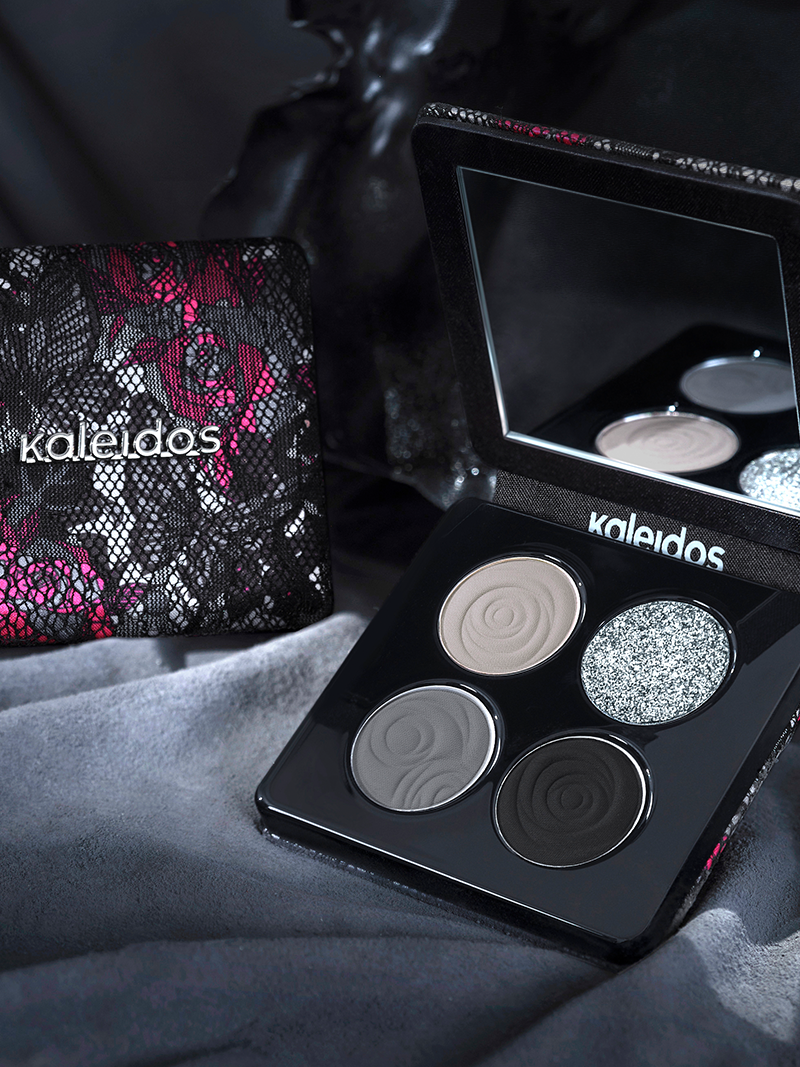 Kaleidos – Black Jasmine Palette (4 tonos) Sombra de lujo