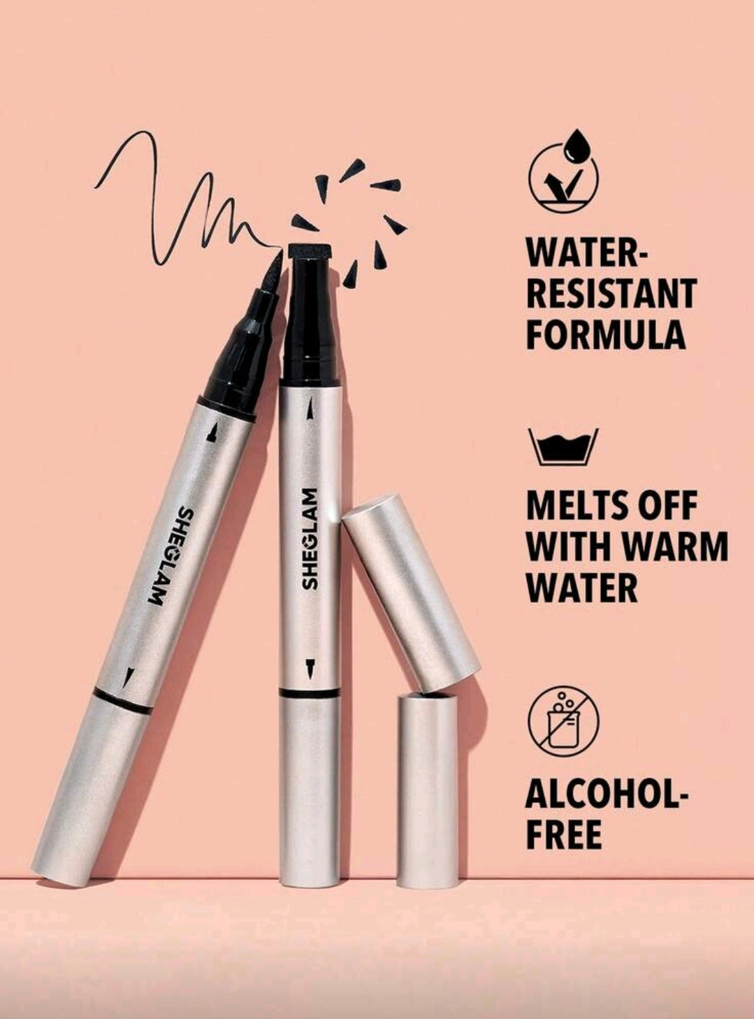 ✨ SHEGLAM – Delineador Duo Waterproof & Easy Removal