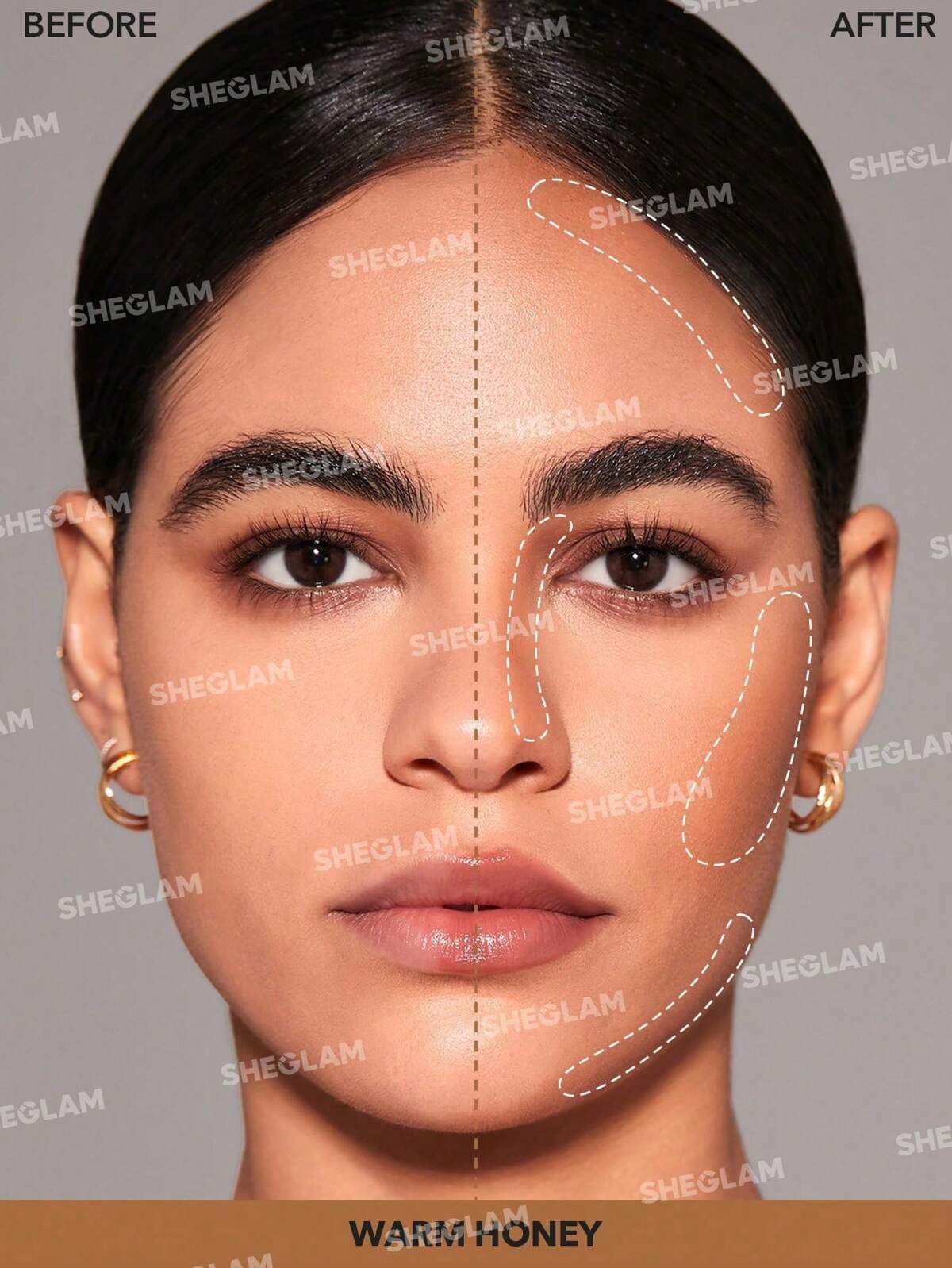 Snatch 'N' Define Cream Contour - Warm Honey -Sheglam