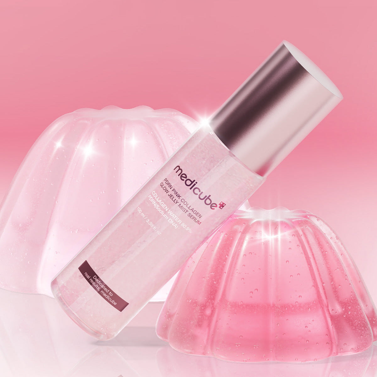 Medicube PDRN Pink Collagen Glow Jelly Mist Serum 100ml