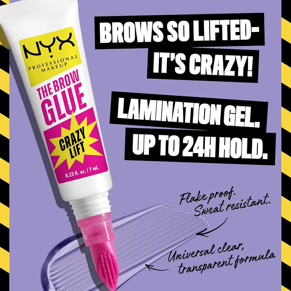 💥 NYX The Brow Glue – Crazy Lift Edition 💥