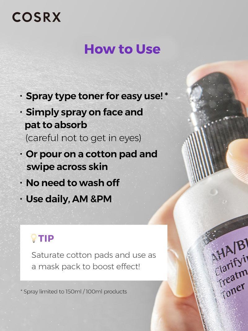 Tónico clarificante con AHA/BHA 150ml