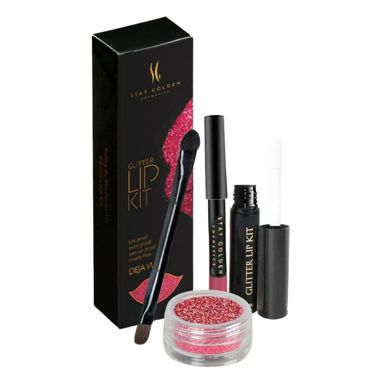 ⭐ Stay Golden – Glitter Lip Kit “Déjà Vu”