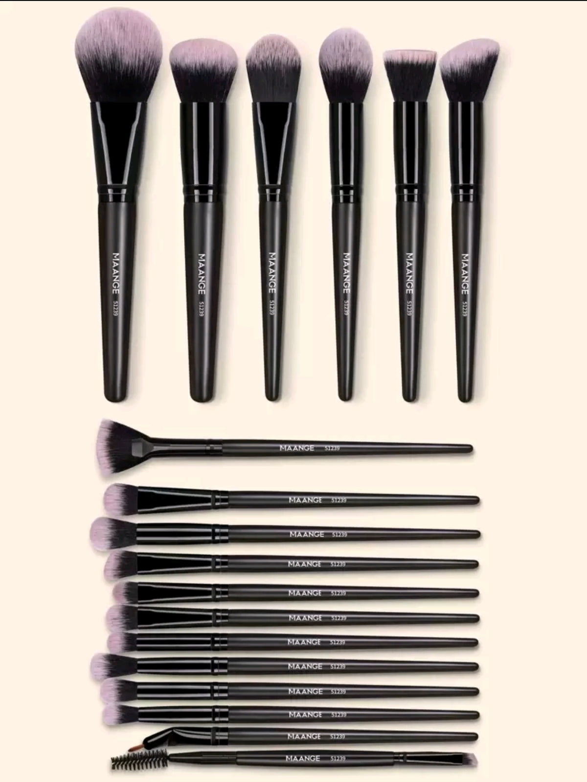 Set de Brochas Profesionales MAANGE – 18 piezas