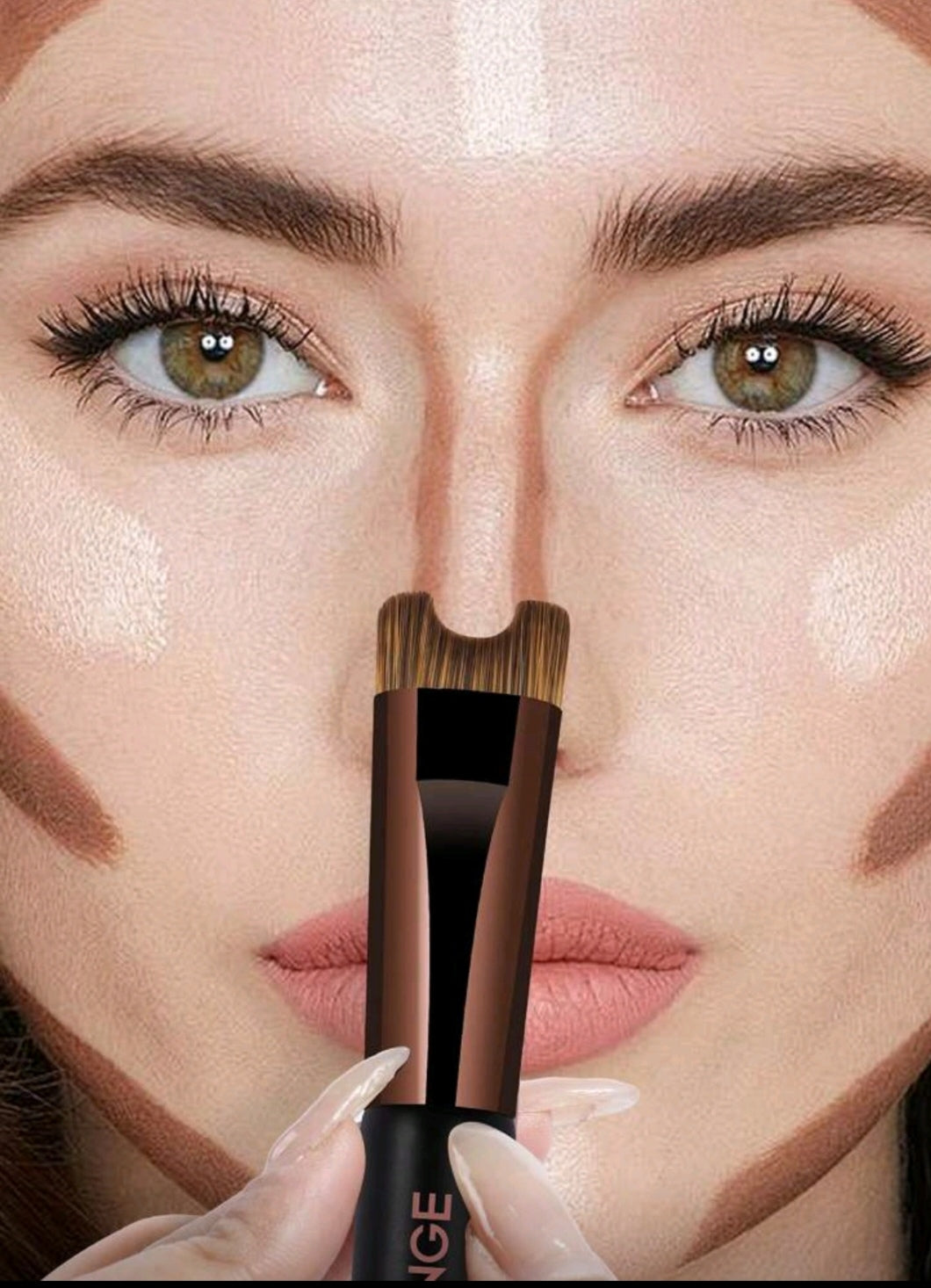 ✨ Set de Brochas MAANGE – Base & Contorno Profesional