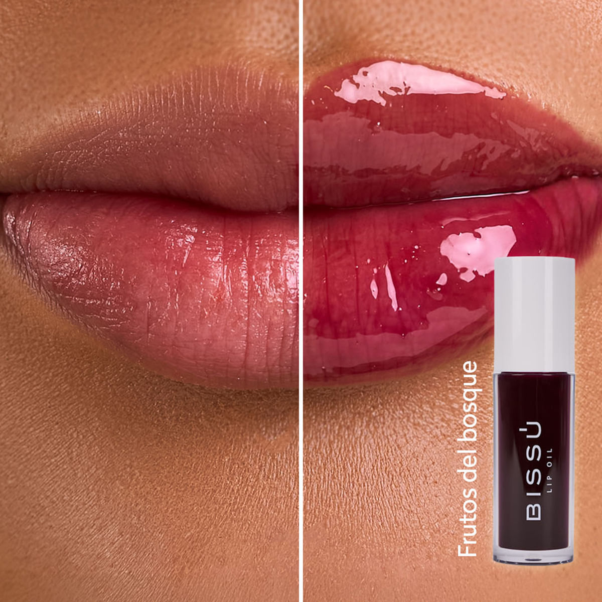 Lip Oil Bissú – Tono Frutos del Bosque