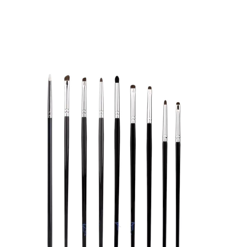 ✨ Set de 9 brochas de precisión para maquillaje ✨
