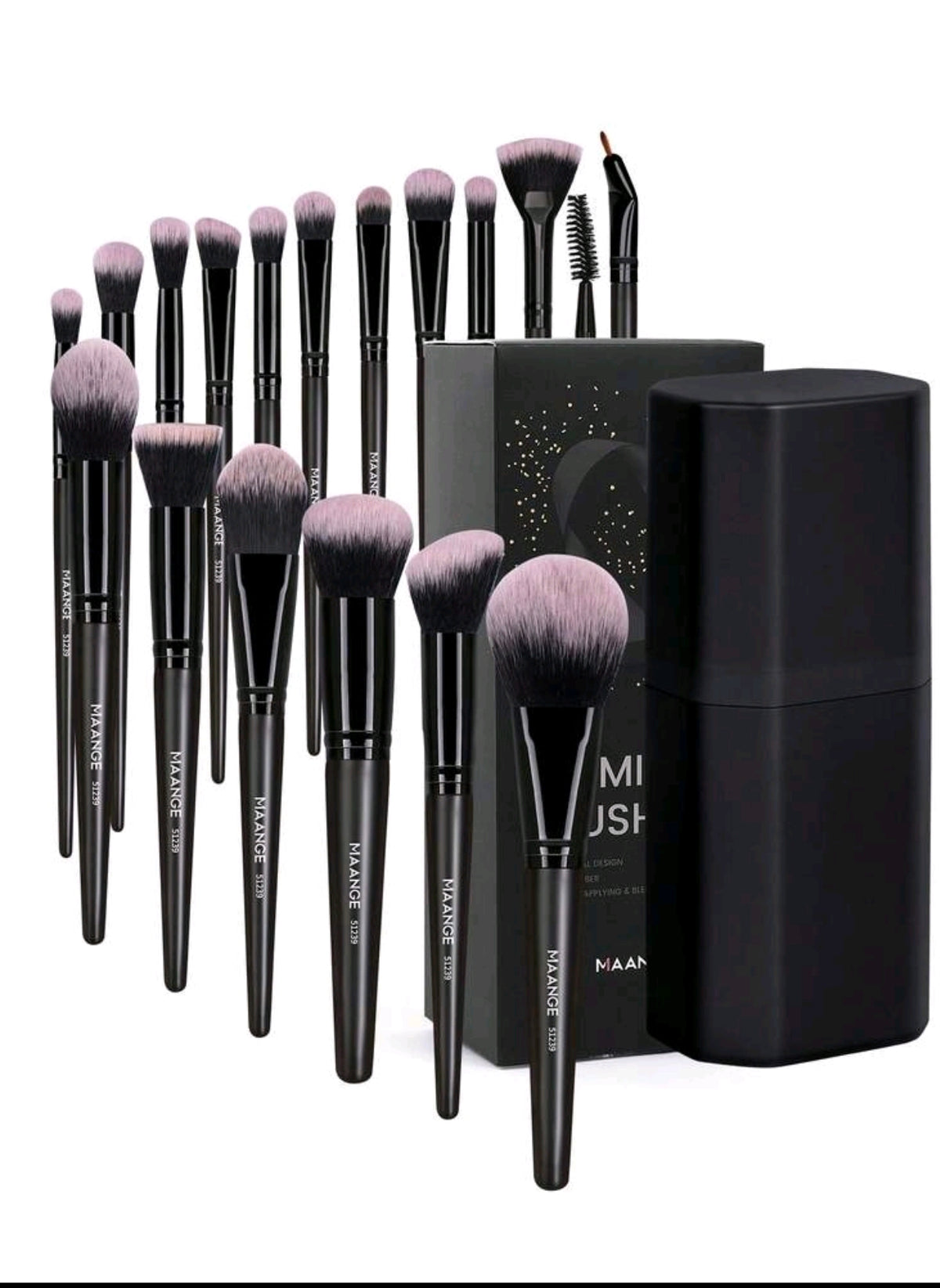 Set de Brochas Profesionales MAANGE – 18 piezas