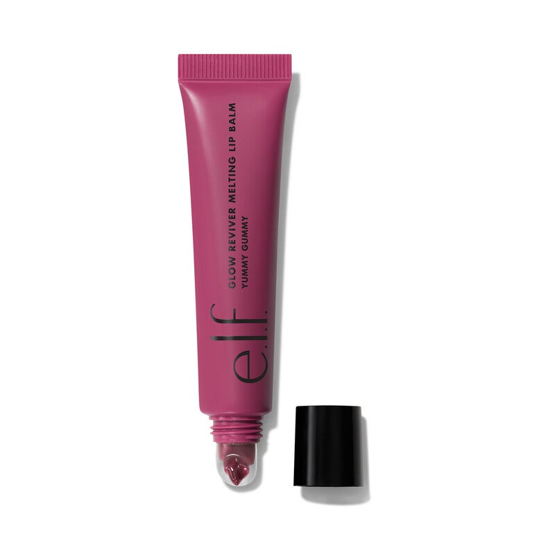 💖 Nuevo e.l.f. Glow Reviver Melting Lip Balm – tono Yummy Gummy 🍇 💋